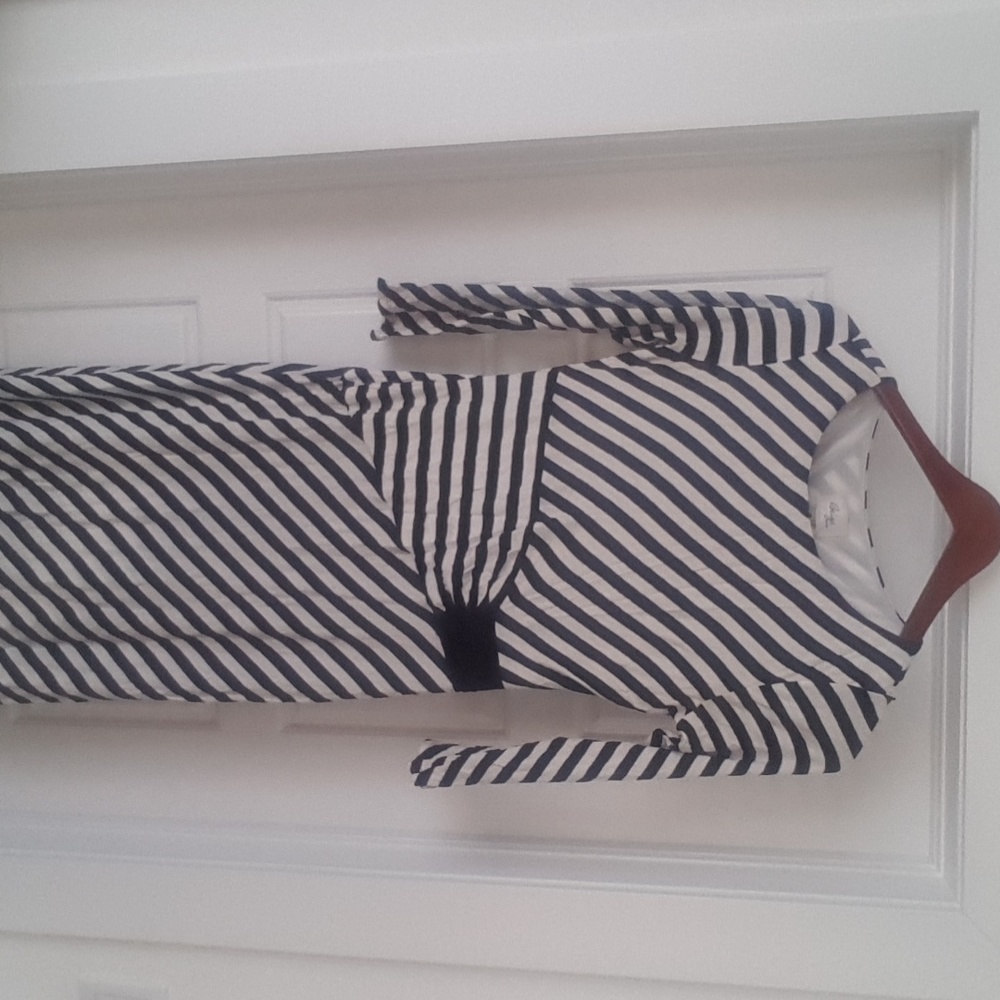 Striped maxi dress